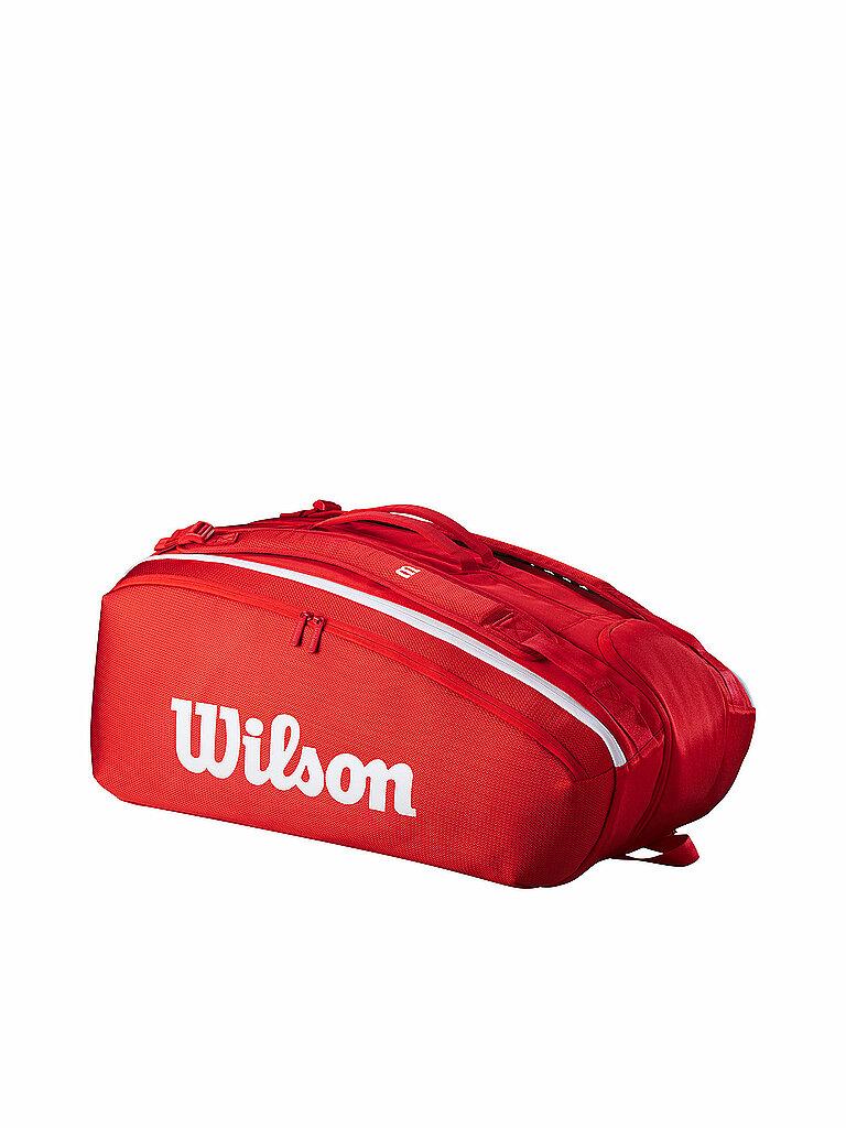 WILSON Tennistasche Super Tour Red Collection 12er rot