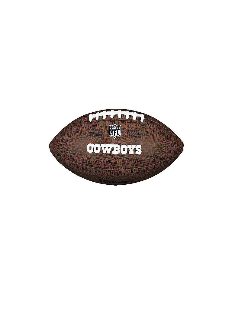 WILSON | American Football NFL Lizenzball Dallas Cowboys | braun