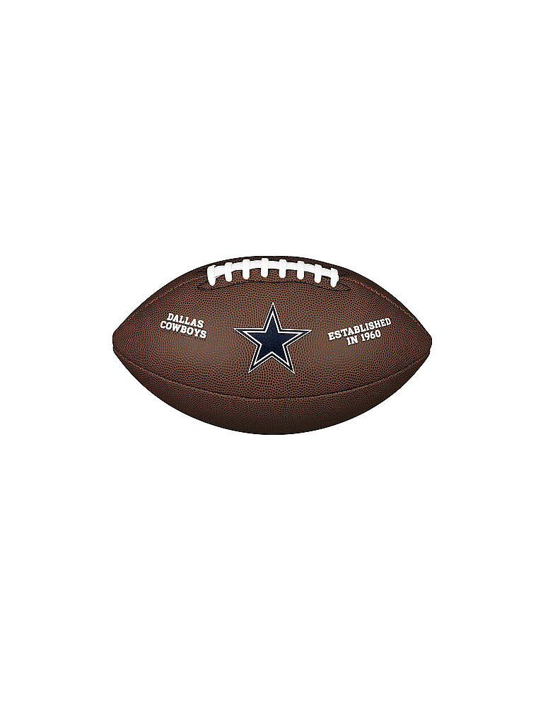 WILSON | American Football NFL Lizenzball Dallas Cowboys | braun