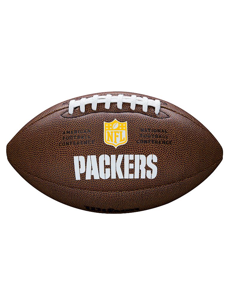 WILSON | American Football NFL Lizenzball Green Bay Packers | braun