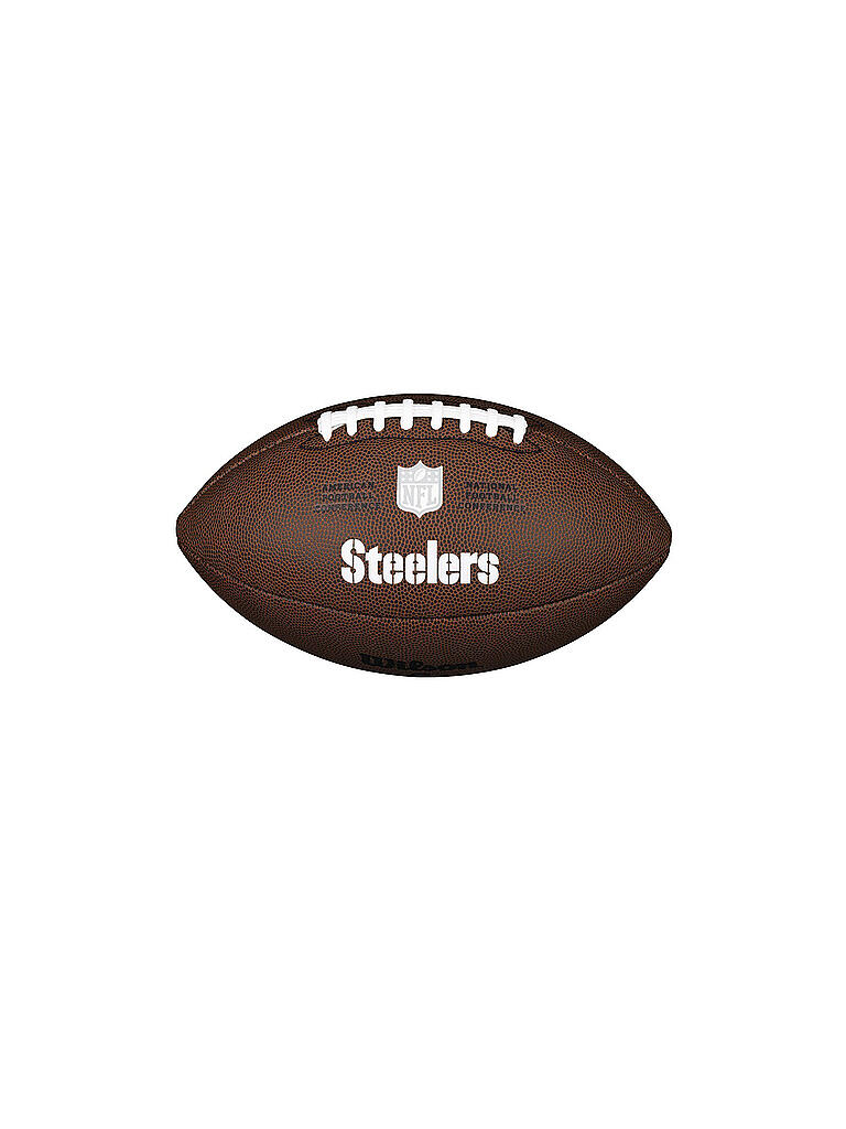 WILSON | American Football NFL Lizenzball Pittsburgh Steelers | braun