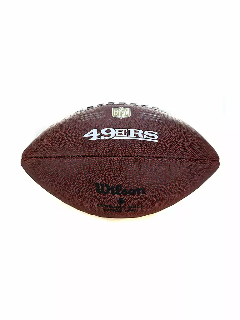 WILSON | American Football NFL Lizenzball San Francisco 49ers | braun