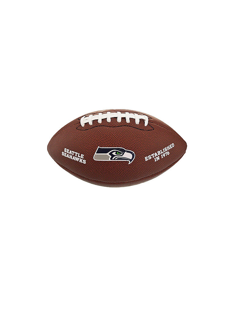 WILSON | American Football NFL Lizenzball Seattle Seahawks | braun