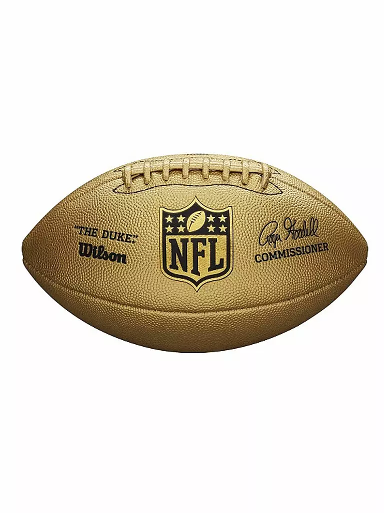 WILSON | American Football NFL Replica Game Ball The Duke Metallic Edition | gold