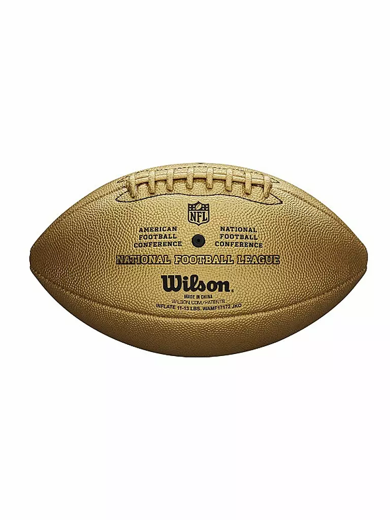 WILSON | American Football NFL Replica Game Ball The Duke Metallic Edition | gold