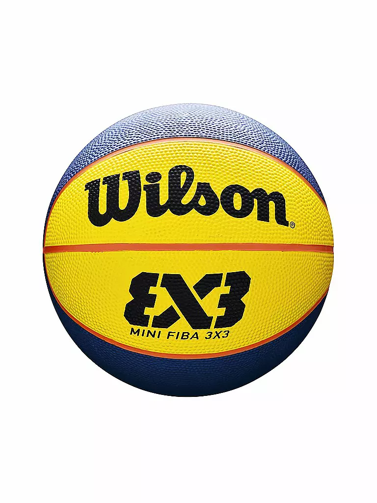 WILSON | FIBA 3x3 Mini-Basketball aus Gummi | blau