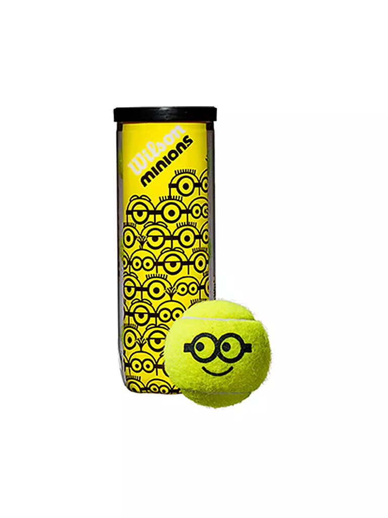 WILSON | Tennisbälle Championship Minions 3er Dose | gelb