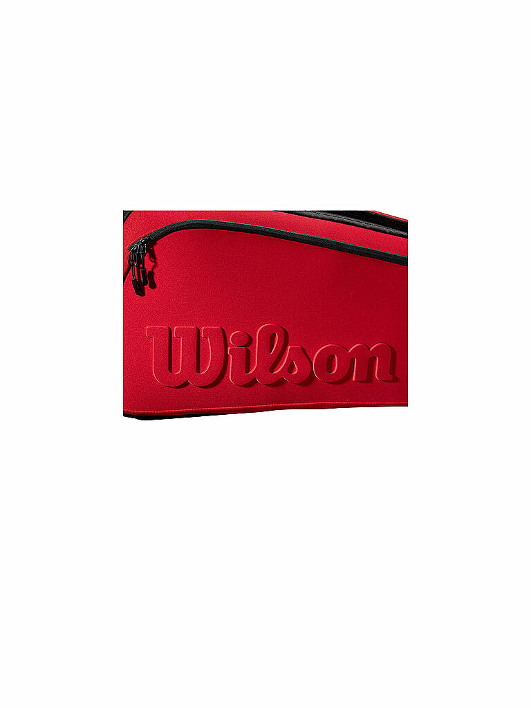 WILSON | Tennistasche Clash v2 Super Tour 9er Pack | rot