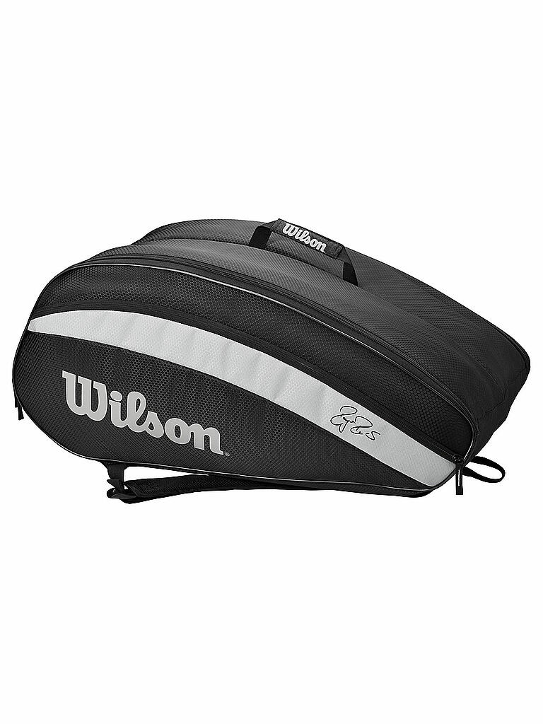 WILSON | Tennistasche Fed Team 12er Pack | schwarz