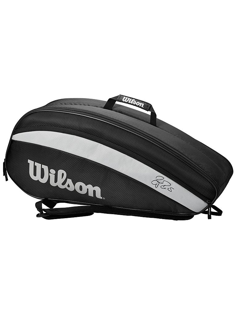 WILSON | Tennistasche Fed Team 6er Pack | schwarz