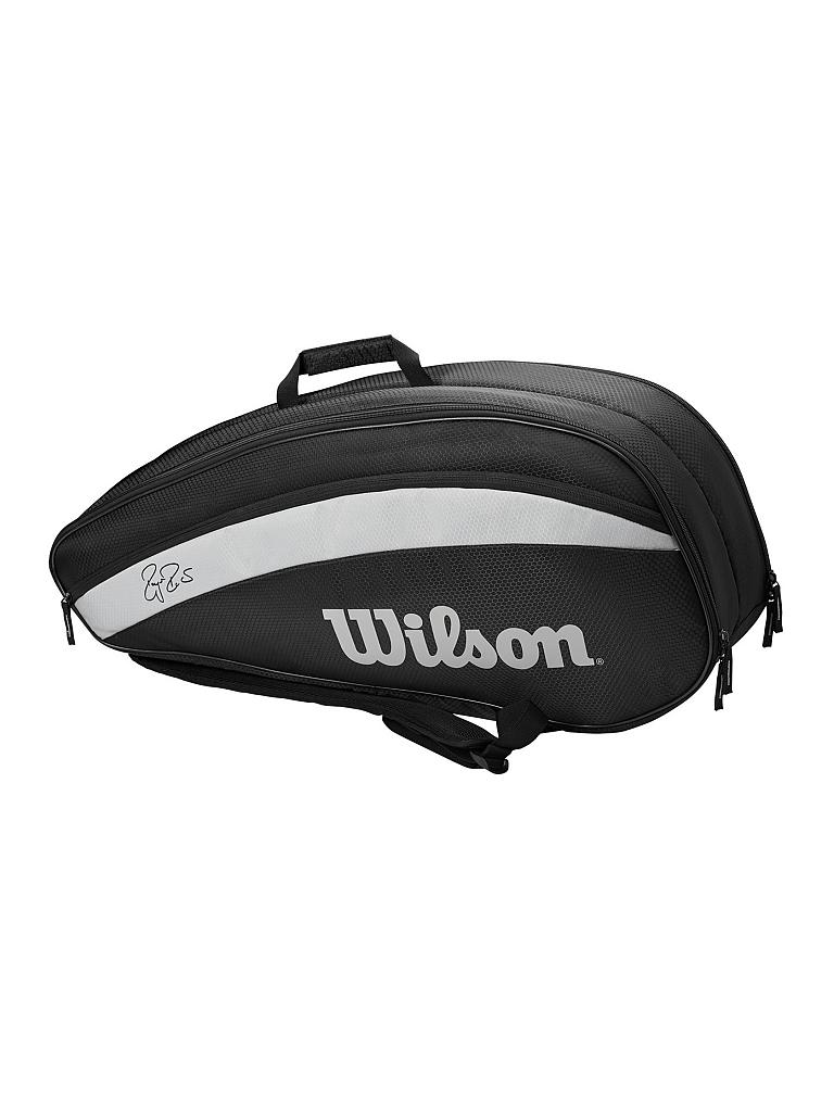 WILSON | Tennistasche Fed Team 6er Pack | schwarz