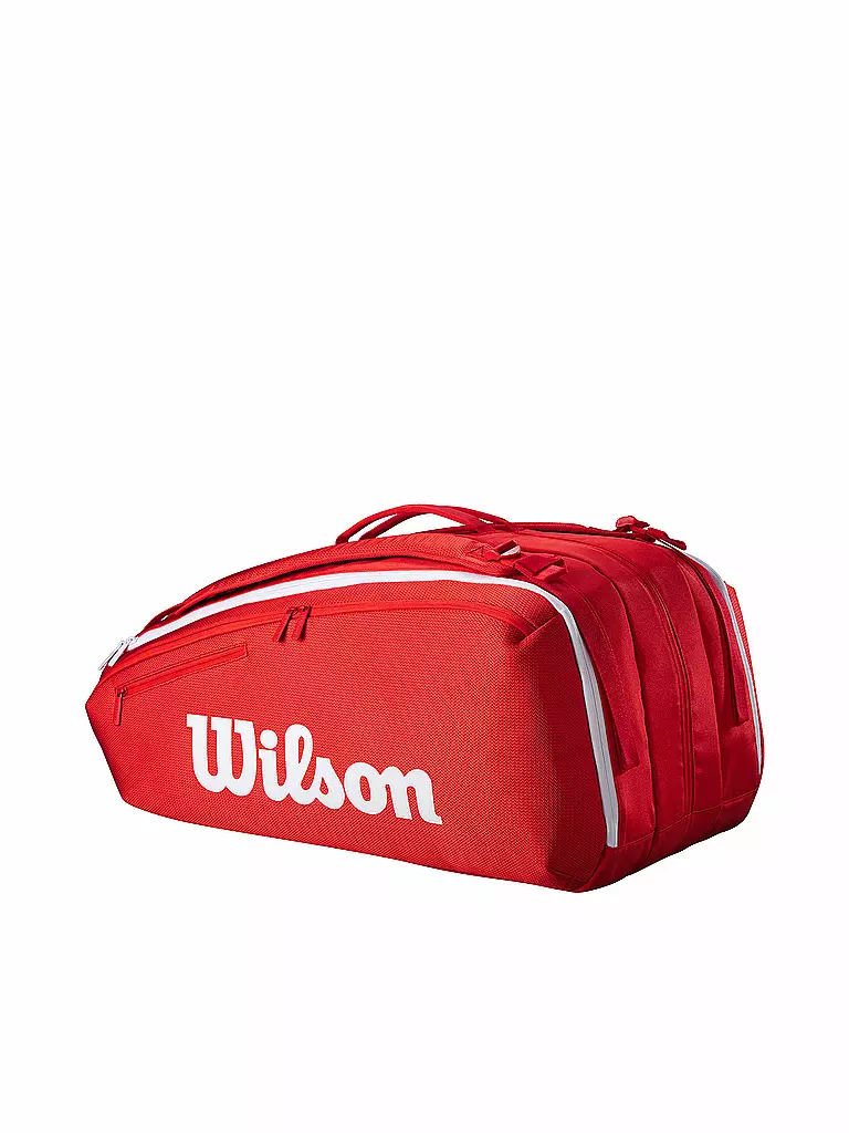 WILSON | Tennistasche Super Tour Red Collection 12er | rot