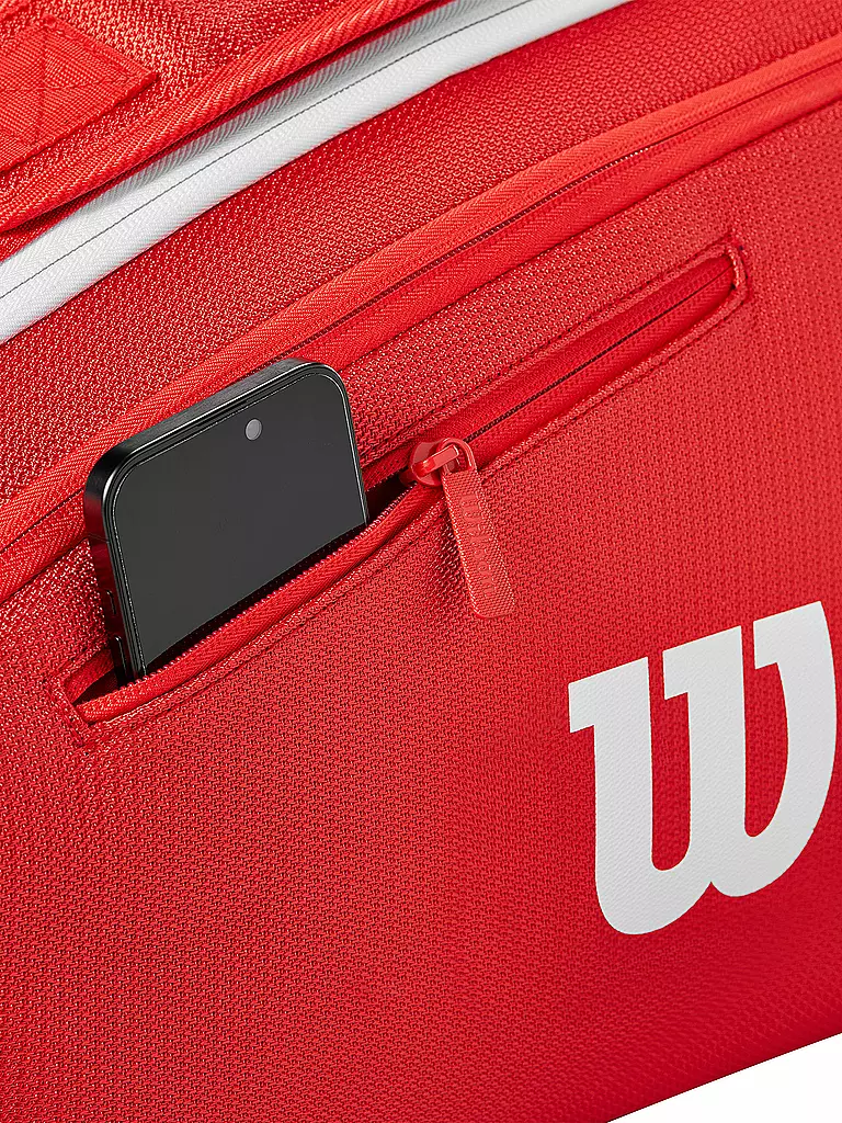 WILSON | Tennistasche Super Tour Red Collection 12er | rot