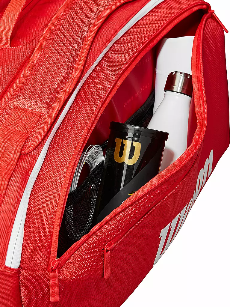 WILSON | Tennistasche Super Tour Red Collection 12er | rot