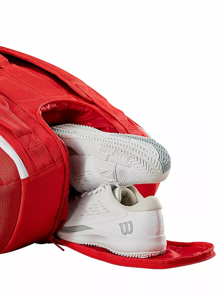 WILSON | Tennistasche Super Tour Red Collection 12er | rot