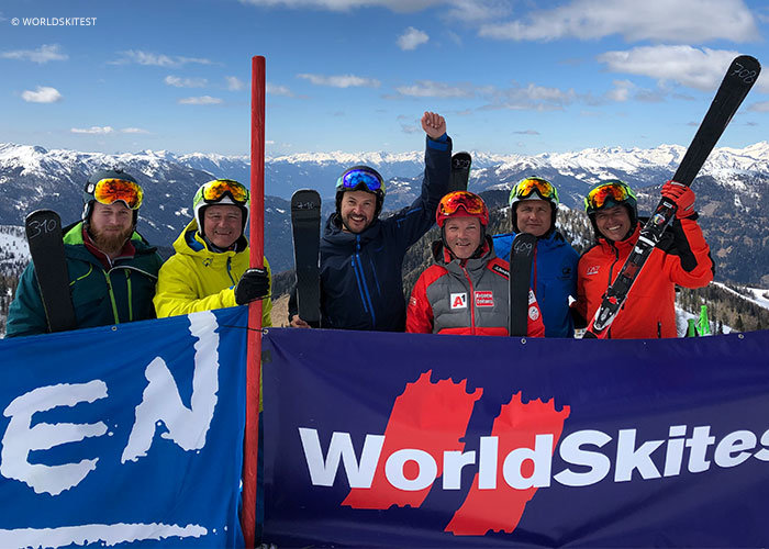 700×500-worldskitest-2019-gigasport-team Das Gigasport-Test-Team, Günter Messner ist der 2. von links