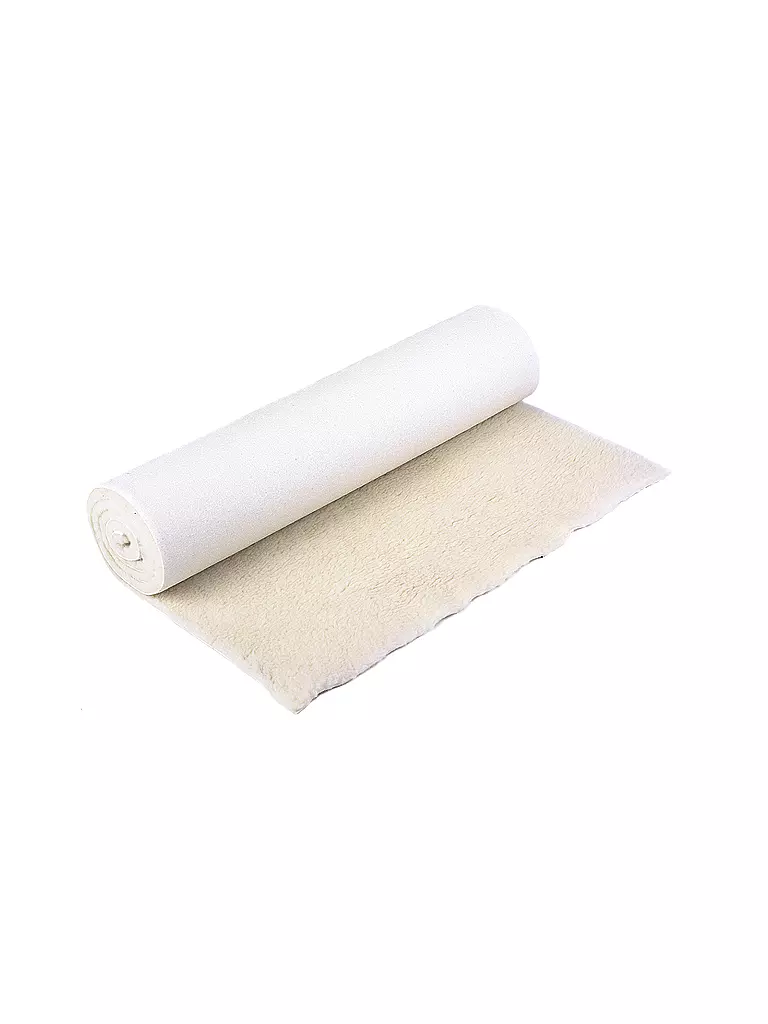 YOGISTAR | Yogamatte yogimat® Natur Schurwolle | weiss