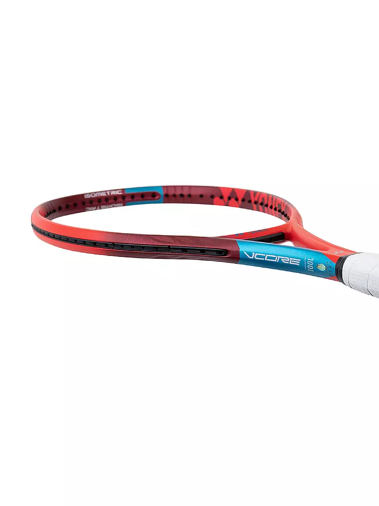 YONEX | Tennisschläger VCORE 100L 280g unbesaitet | rot