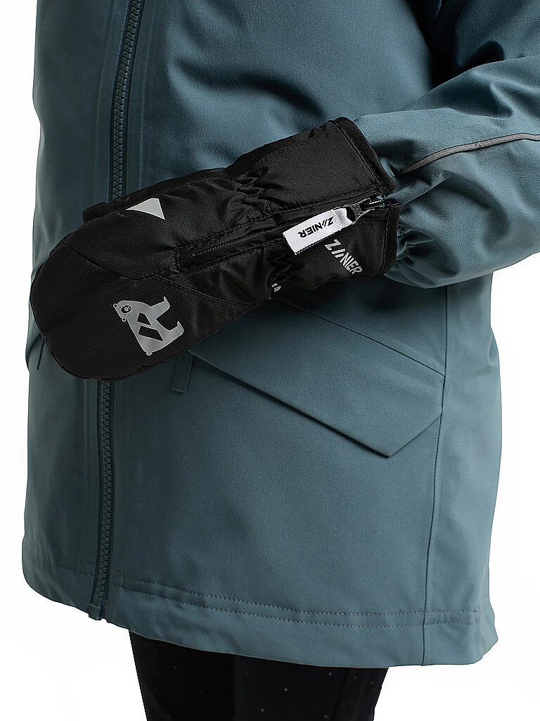 ZANIER Mädchen Skifauster Mitten schwarz | 3