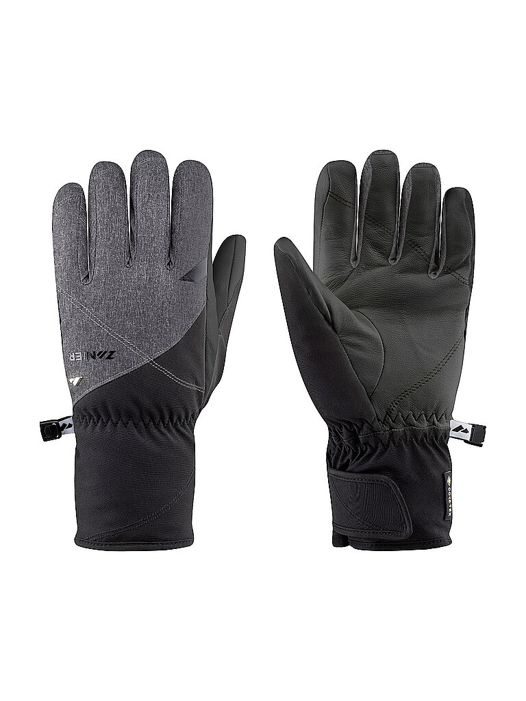 ZANIER Damen Skihandschuhe KAPRUN.GTX grau | 6,5
