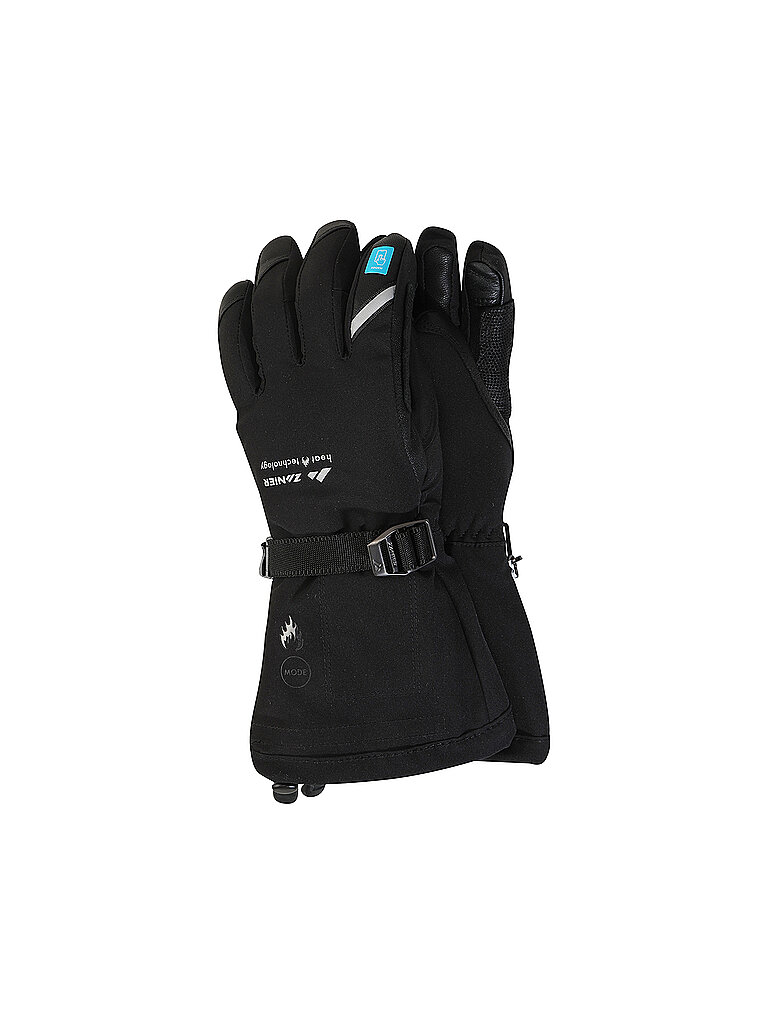 ZANIER Damen Skihandschuhe HEAT.STX 4000 schwarz | 8