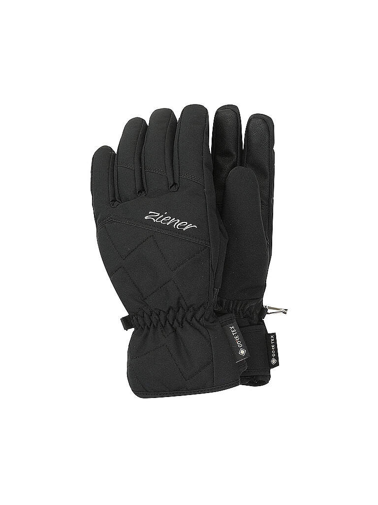 ZIENER Damen Skihandschuhe GORE-TEX schwarz | 7,5