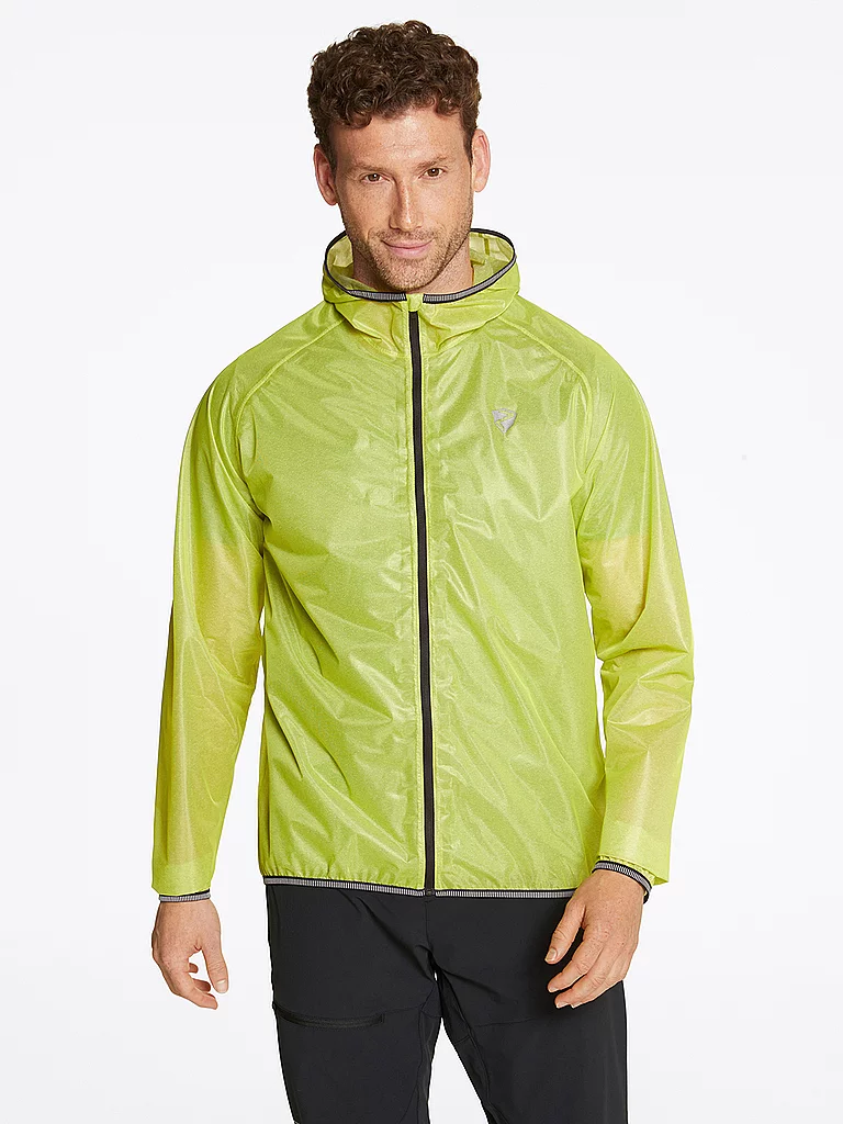 ZIENER Herren Regenjacke Natius Hoodie gelb | 50 — Bild 3