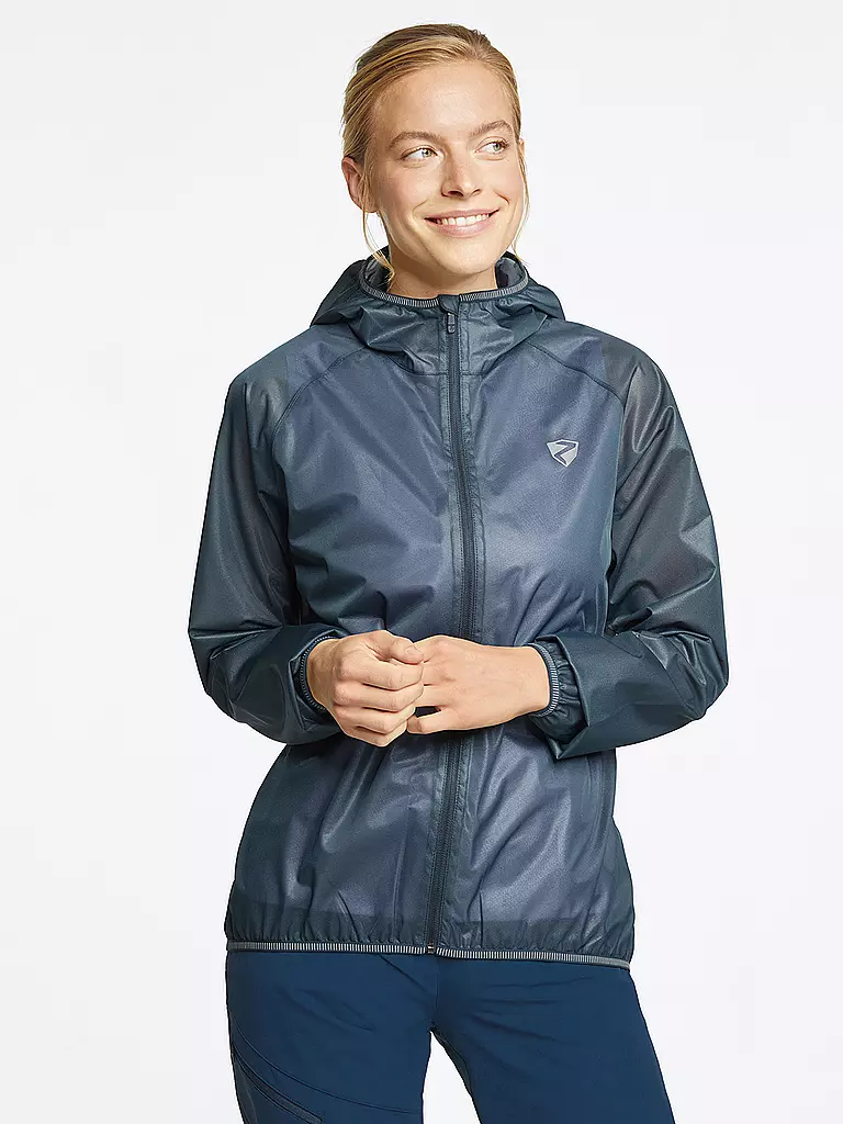 ZIENER Damen Rad Regenjacke Natina dunkelblau