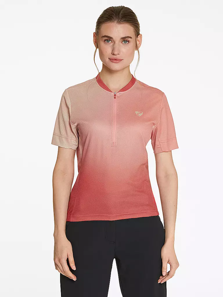 ZIENER | Damen Radtrikot Naladia HZ | koralle