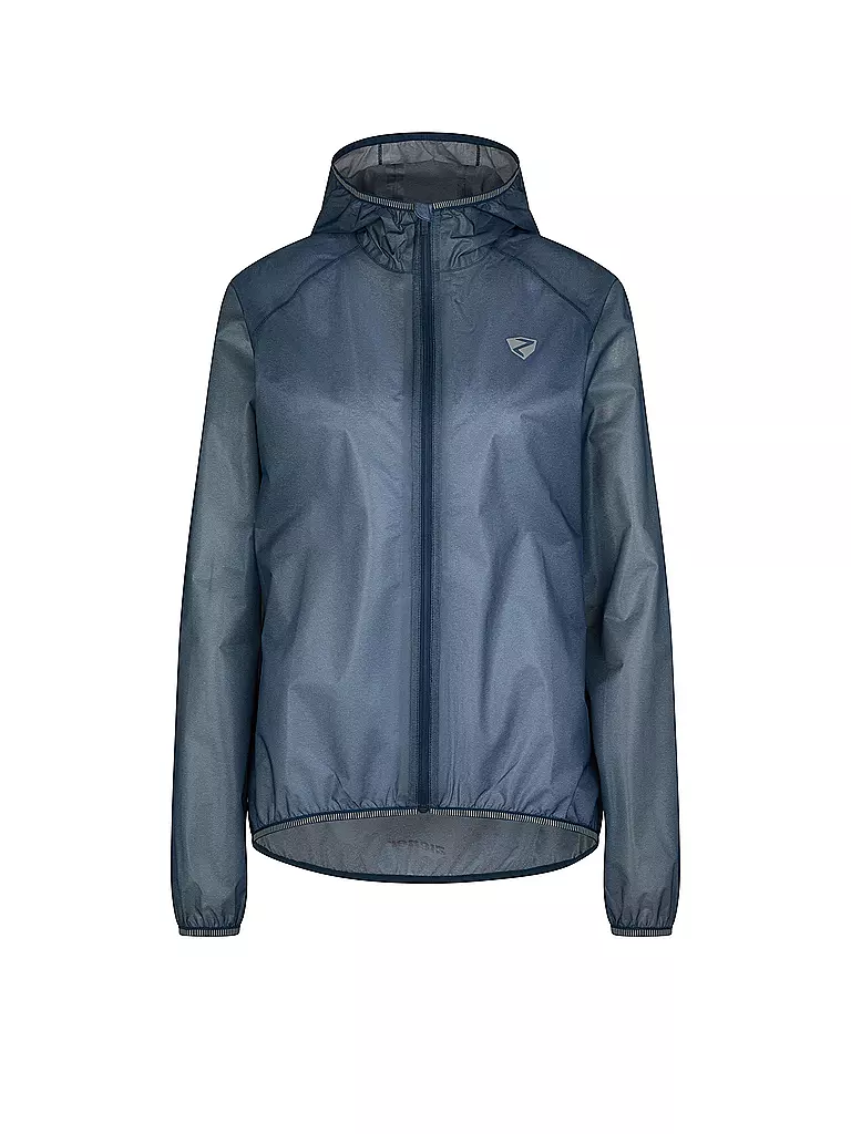 ZIENER | Damen Regenjacke Natina Hoodie | dunkelblau