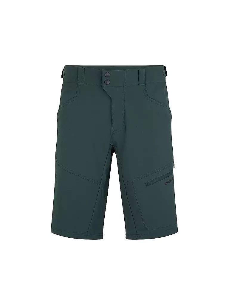 ZIENER | Herren Radshort Nelat X-Funktion | dunkelgrün