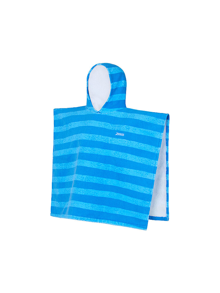 ZOGGS Kinder Poncho blau | 5-10 Jahre