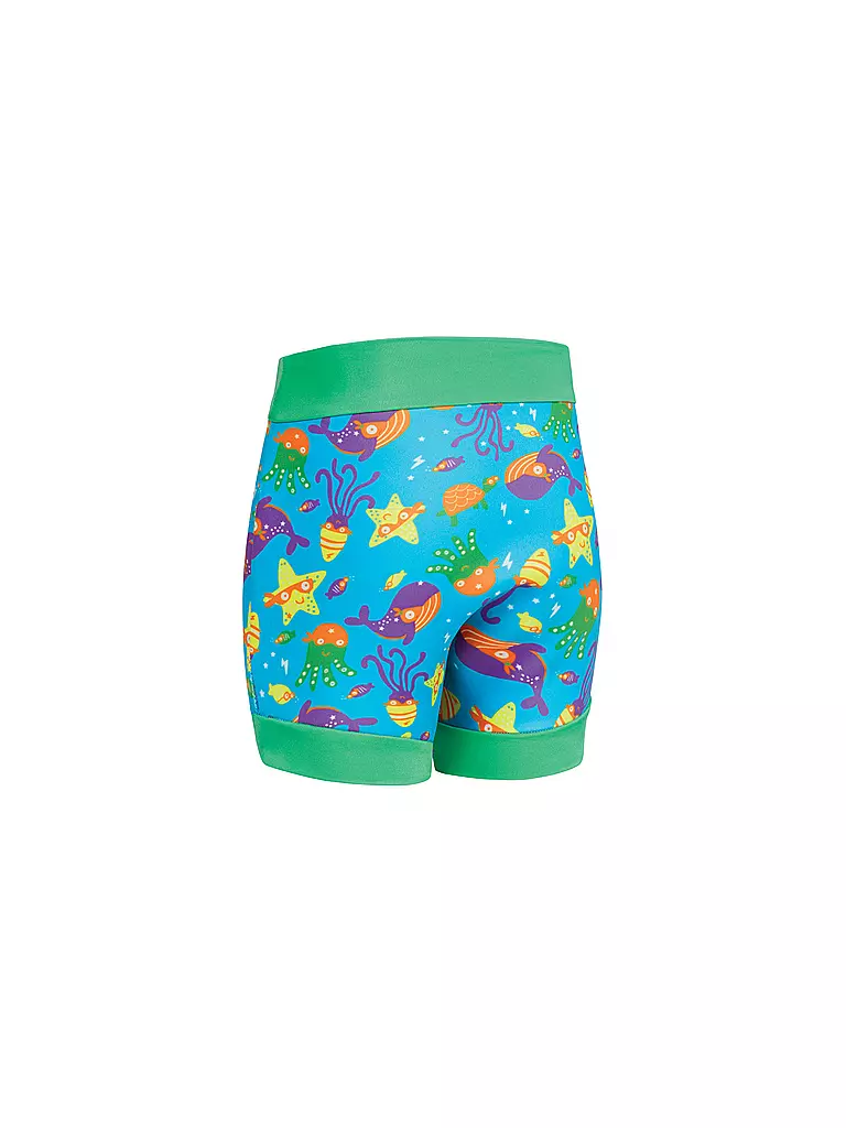 ZOGGS | Mini Jungen Beinbadehose Super Star Nappy | grün